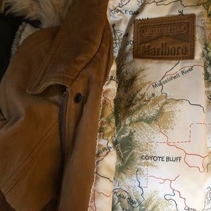 Vintage adventure team Marlboro bomber jacket M